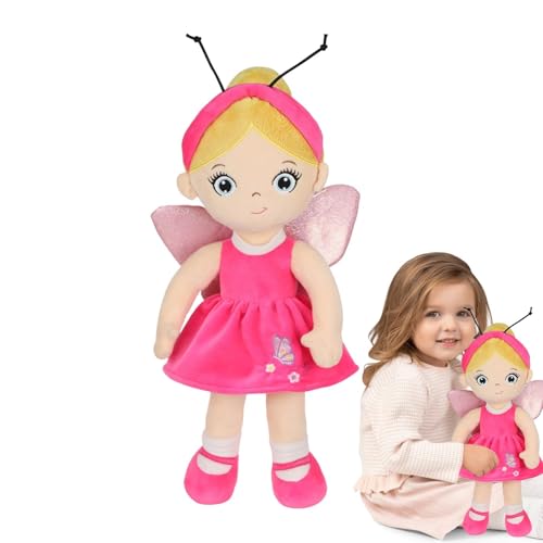 Ghjkldha Fairy Plush Doll | Cute Fairy Stuffed Toy | Fairy Plushie | Fairy Doll with Wings, Soft Fairy Plush Doll, magicals Fairy Stuffed Animal, Fantasy Plush Fairy Doll, Plush Fairy Doll Toy von Ghjkldha