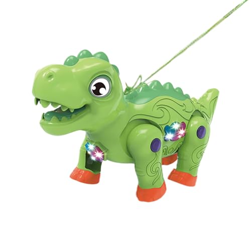 Ghjkldha Funny Electronic Animal Toys with Lights, Electric Walking Cartoon Animal Toys with Rope for Kids, Interactive Preschool, Kindergarten Educational Animal Toy for Home von Ghjkldha