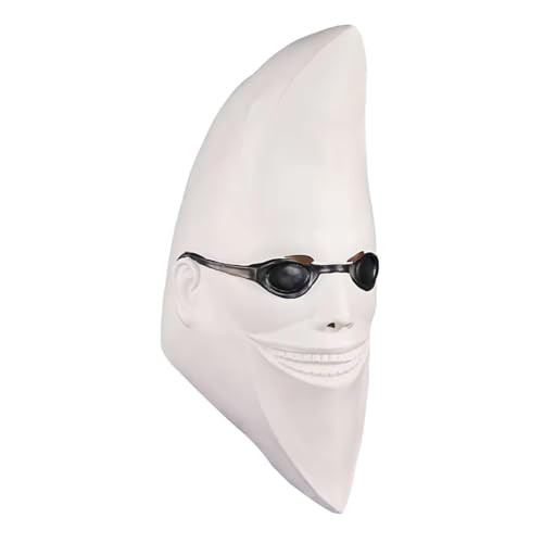 Ghjkldha Halloween Headgear, Moon Man Costume Headgear, Halloween Cosplay Accessories, Funny Moon Man Headpiece, Halloween Moon Man Headgear for Haunted House, Horror Challenge Games von Ghjkldha