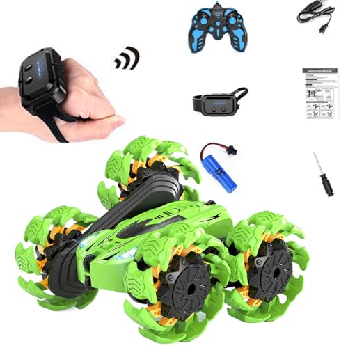 Ghjkldha Hand Gesture Sensing RC Car, Gesture Controlled Stunt Car for Kids, Remote Control Hand Sensing Car Toy, Fun RC Stunt Car for Home, School, and Nursery Play School, Nursery von Ghjkldha