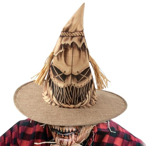 Ghjkldha Hexenhut Für Halloween | Stilvoller Hexenhut Im Design,Verwandlungsaccessoires Cosplay Zubehör Für Herren Damen Party Fotoshooting Ghjkldha Hexenhut Für Halloween | Stilvoller Hexenhut Im Design,Verwandlungsaccessoires Cosplay Zubehör Für Herren Damen Party Fotoshooting von Ghjkldha