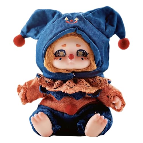 Ghjkldha Kids Cute Doll, Anime Doll, Cartoon Character Plush Toys, Anime Character Doll with Clown Costume, Anime Clown Stuffed Dolls, Plush Toys for Birthdays and Holidays von Ghjkldha