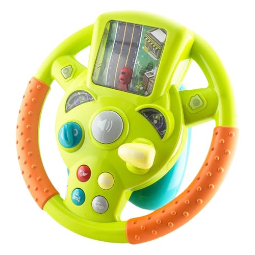 Ghjkldha Kids Steering Wheel with Music | Toy Steering Wheel for Kids | Musical Steering Wheel Toy | Interactive Driving Toy for Kids, Children’s Steering Wheel with Sounds, Baby Car Steering Wheel von Ghjkldha