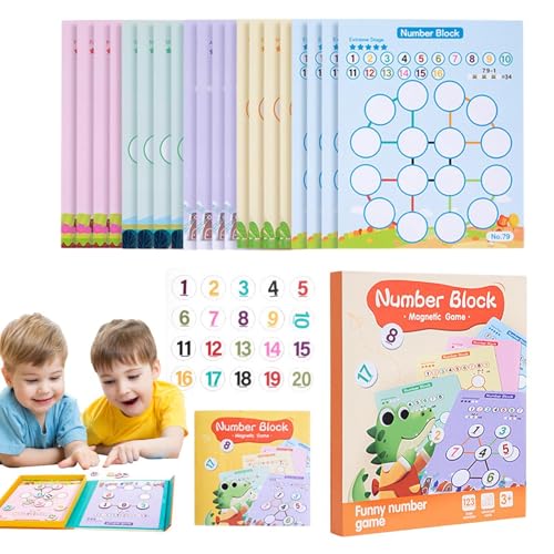 Ghjkldha Math Games for Kids, Toddler Counting Toys, Kindergarten Learning Materials, Fun Board Games, Educational Math Tools, Best for Boys, Girls, Birthdays, Chinese New Year von Ghjkldha