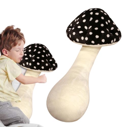 Ghjkldha Mushroom Pillow, 70cm Mushroom Doll, Mushroom Neck Heads Cushion, Soft Plush Stuffed Toy, Giant Mushroom Plush Toy, Decorative Mushroom Cushion for Sofa, Kids Room von Ghjkldha