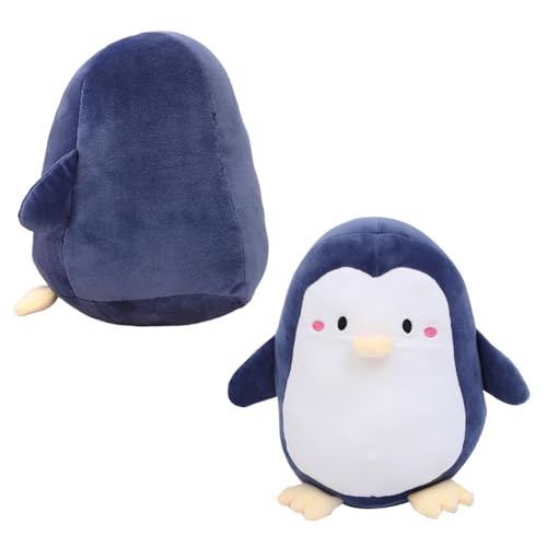 Ghjkldha Penguin Plushie Stuffed Animal Toy, Cute Cartoon Penguin Plush Doll, Soft and Huggable 9.8 Inch Plush Penguin, for Kids and Adults, Cuddly Penguin Plush Toy von Ghjkldha