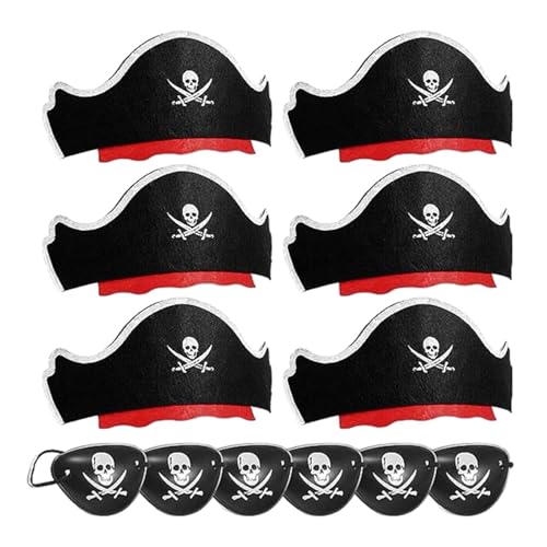 Ghjkldha Piraten-Kinderparty-Cosplay-Zubehör | Halloween-Cosplay-Party-Set für Piraten,Halloween-Piraten-Partygeschenke für Kinder, Erwachsene, und Mädchen Ghjkldha Piraten-Kinderparty-Cosplay-Zubehör | Halloween-Cosplay-Party-Set für Piraten,Halloween-Piraten-Partygeschenke für Kinder, Erwachsene, und Mädchen von Ghjkldha