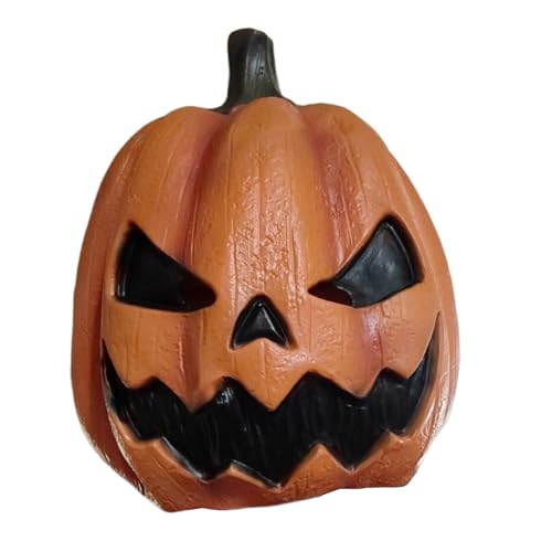 Ghjkldha Schaurige Kürbis-Gesichtsmaske | Schauriges Halloween-Kostüm Kürbiskopfhaube,Schauriger Kopfschmuck Partydekoration Für Cosplay Events Und Fasching Ghjkldha Schaurige Kürbis-Gesichtsmaske | Schauriges Halloween-Kostüm Kürbiskopfhaube,Schauriger Kopfschmuck Partydekoration Für Cosplay Events Und Fasching von Ghjkldha