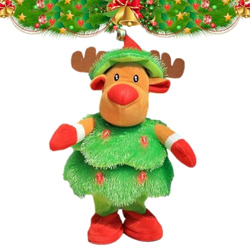 Ghjkldha Singsender Spielzeug - Weihnachtliche Tanzende Plüschpuppe - Interaktive Leuchtende Musikalische Plüschdekoration Für Wohnzimmer Büro Schlafzimmer Party Hotel Auto Ghjkldha Singsender Spielzeug - Weihnachtliche Tanzende Plüschpuppe - Interaktive Leuchtende Musikalische Plüschdekoration Für Wohnzimmer Büro Schlafzimmer Party Hotel Auto von Ghjkldha