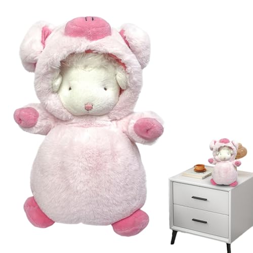 Ghjkldha Sleeping Comfort Lamb Doll, Soft Lamb Toy for Kids, Plush Lamb Pillow, Toddler Lamb Toy, Kids Lamb Plush Pillow, Lamb Toy for Boys and Girls, Cuddly Lamb Stuffed Toy 5.91x3.15x7.87 inches von Ghjkldha