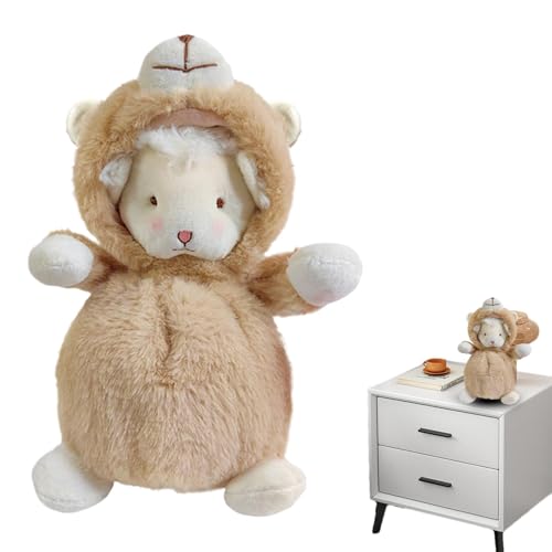 Ghjkldha Sleeping Comfort Lamb Doll, Soft Lamb Toy for Kids, Plush Lamb Pillow, Toddler Lamb Toy, Kids Lamb Plush Pillow, Lamb Toy for Boys and Girls, Cuddly Lamb Stuffed Toy 5.91x3.15x7.87 inches von Ghjkldha