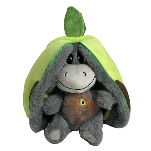 Ghjkldha Sound Plush Donkey with Breathing Feature | Light-Up Sleeping Animal Toy | Interactive Companion for Kids | Great for Encouraging Calmness and Sleep for Young Children and Kids von Ghjkldha