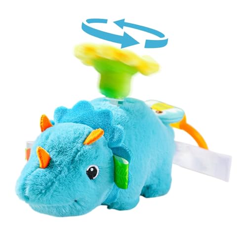 Ghjkldha Stuffed Animal, Rotating Rope Stuffed Doll, Creative Stuffed Turtle Dinosaur Doll Animal, Cute Stuffed Animal Toy with Pull Rope for Kids, Interactive Plush Toy for Children, Unique Pull Toy von Ghjkldha