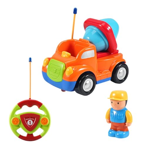 Ghjkldha Toddler Construction Rc Car | Remote Control Car | Artoon Remote Control Car | Cartoon Remote Control Car, Rc Car with Lights Music, Detachable Electric Remote Toy, Realistic Design Rc Car von Ghjkldha