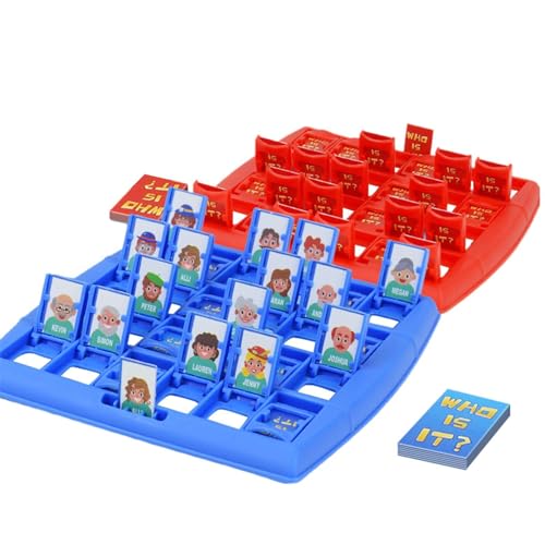 Ghjkldha Wer ich Bin Brettspiel, Ratespiel, Lustiges Familien-Ratespiel mit 96 Karten, logisches Denkpuzzle, Vorschulspiel für Eltern-Kind-Interaktion von Ghjkldha