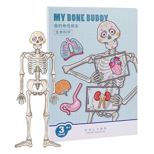 Interactive Anatomy Puzzle for Kids | Complete Human Body Play Set with Organs and | Perfect Educational Tool for Preschool Learning | Great for Home Schooling and Classrooms von Ghjkldha