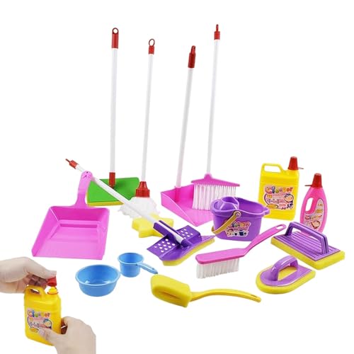 Kids Cleaning Set, Pretend Cleaning Set, Pretend Play Cleaning Set, Housekeeping Toy Set, Pretend Play Children House Cleaning Toys, Pretend Play Educational Cleaning Toy for Kids, Aged 3-6 von Ghjkldha