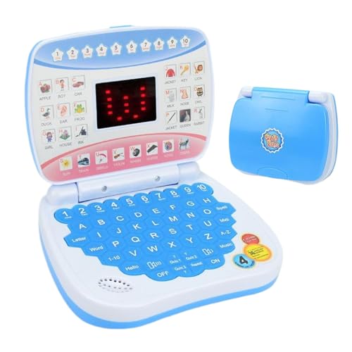 Kids Laptop, Educational Laptop Toy, Laptop Computer with Music, Early Learning Laptop, Early Educational Learning Computer, Pretend Play Laptop for 3+ Years Kindergarten Preschoolers von Ghjkldha