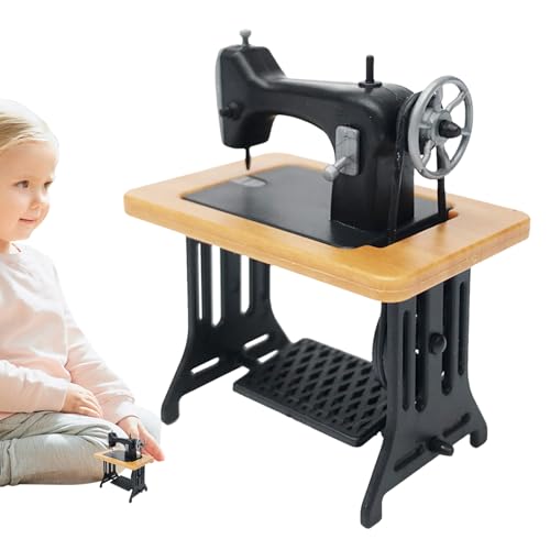 Kleine Statue Einer Nähmaschine | Tischdekoration für Puppenwelt Nähmaschine | Maßstab 1 24 Rollenspiel Einrichtungsgegenstände und Requisiten | für Wohnraum, Arbeitszimmer, Schlafraum, und Kleine Statue Einer Nähmaschine | Tischdekoration für Puppenwelt Nähmaschine | Maßstab 1 24 Rollenspiel Einrichtungsgegenstände und Requisiten | für Wohnraum, Arbeitszimmer, Schlafraum, und von Ghjkldha