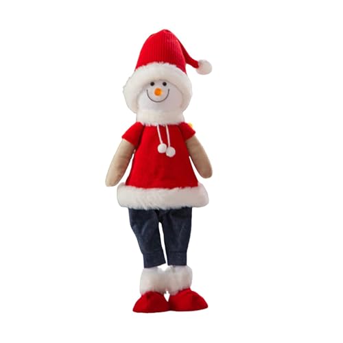 Long Leg Christmas Plush Doll, Standing Stuffed Decoration with Weighted Bottom, Perfect for Desk, Cabinet, Sofa, Shelves, and Tiered Trays Christmas Plush Doll with Long Legs, Weighted Standing Stuff von Ghjkldha