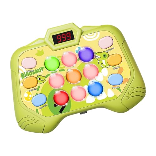 Pop Quick Push Bubbles Game, Engaging Light-Up Fast Push Game Machine, Ideal Sensory Toy for Competitive Gameplay, Great for Parties and Family Gatherings Fast Push Bubble Game von Ghjkldha