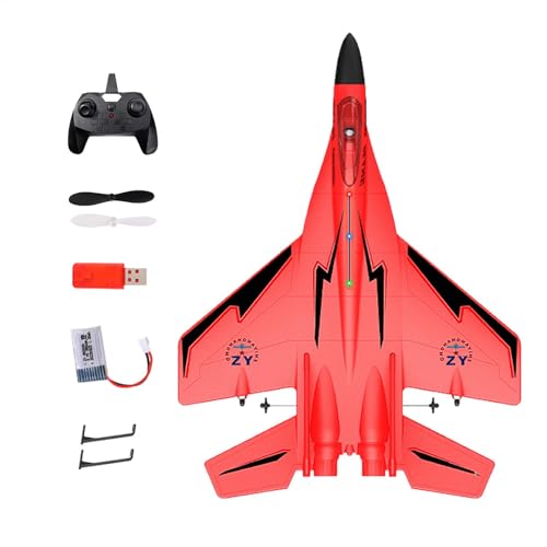 Rc Airplane Toy, 2.4 Ghz Rc Plane, Remote Control Plane, Airplane Glider Drone, Airplane Glider Drone for Kids, Light Up Remote Control Plane for Outdoor Play and Adventure von Ghjkldha