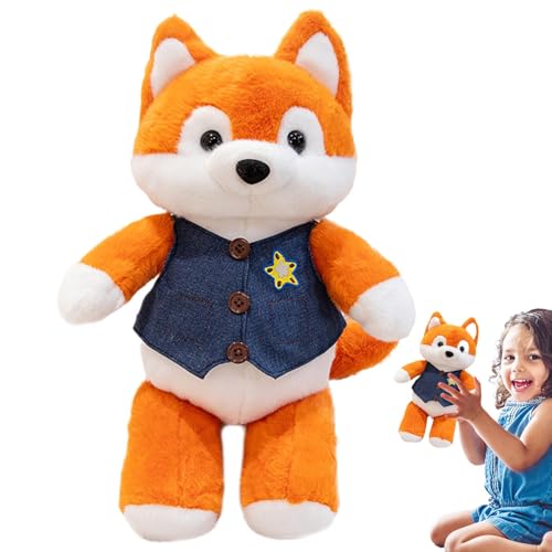 Stuffed Animal Doll, Big Tail Animal Plushie Toys, Cute Big Tail Animal Plushie, 30cm/11.8 Inch Soft Stuffed Plush Toy with Vest, Funny and Adorable Sleeping Companion, Perfect for Home Decoration von Ghjkldha