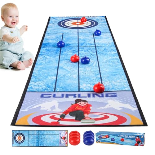 Tabletop Games, Family Fun Activity Set, Interactive Educational Challenge, Strategy Skill Builder, Large 39.3 x 11.4 Inch Play Mat, Includes 6 Balls, Ideal for Kids and Adults von Ghjkldha