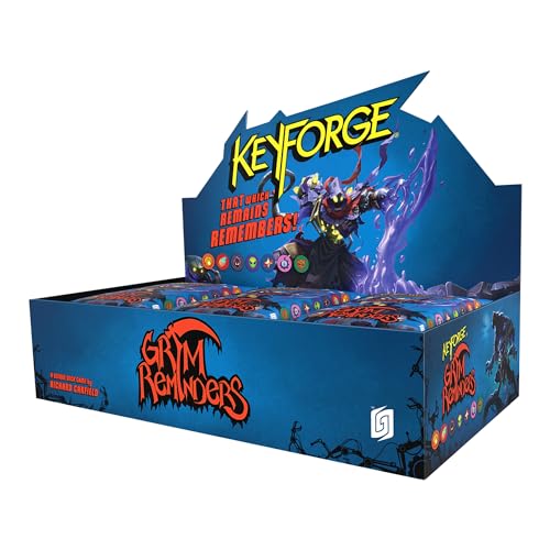 Ghost Galaxy KeyForge: Grim Reminders Archon Deck Display - 12 einzigartige Decks, stellt Hausgeistoid vor, Neue Effekte & Icons, hergestellt von Ghost Galaxy