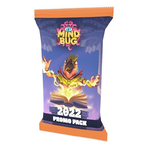 Mindbug Promo-Pack 2022 - Exklusive Sammelkarten kompatibel mit allen Mindbug Sets, seltene limitierte Promokarten, ab 8 Jahren, 2 Spieler, 15 Minuten Spielzeit, hergestellt von Ghost Galaxy von Ghost Galaxy