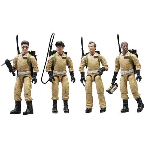 Ghostbusters Plasma-Pack O-Ring-Actionfiguren-Set, 40-jähriges Jubiläum, 9 cm, 4er-Pack, Spielzeug für Kinder ab 4 Jahren von Ghostbusters