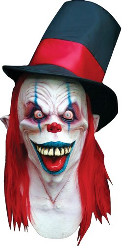 Craky Clown Maske, Mehrfarbig, Standard von Ghoulish Productions