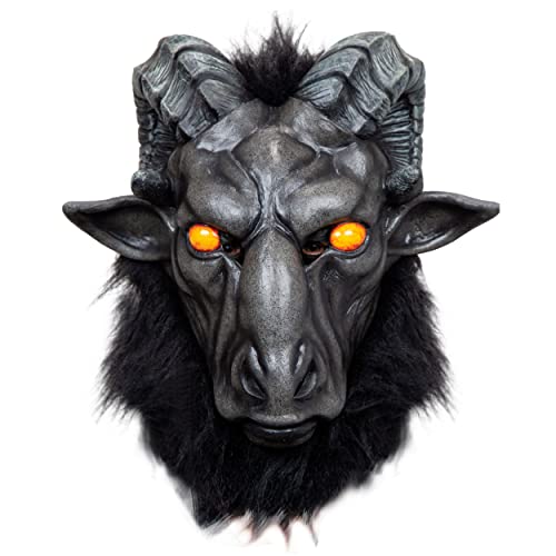 Ghoulish Productions - Baphomet, Dämonenlinie, strapazierfähiges Latexkostüm, handbemalt, Halloween, Karnevalsumzug, Kostümparty, Einheitsgröße für Erwachsene. Ghoulish Productions - Baphomet, Dämonenlinie, strapazierfähiges Latexkostüm, handbemalt, Halloween, Karnevalsumzug, Kostümparty, Einheitsgröße für Erwachsene. von Ghoulish Productions