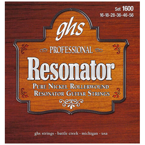 GHS GHS 1600 Resonator Strings Pure Nickel Saiten Westerngitarre von Ghs