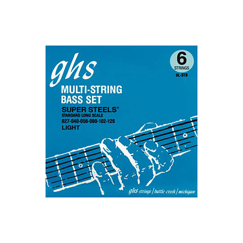 GHS SS6 L STB Saiten E-Bass von Ghs