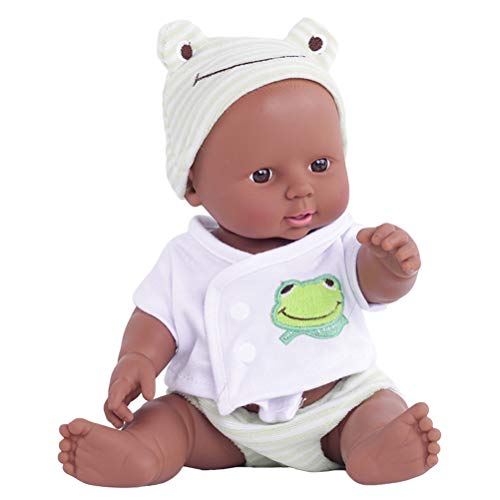 11,8 Zoll Kleine Realistische Babypuppe Weiche Ganzkörperpuppe 30 cm Puppenbabypuppe Spielzeug Weiche Lebensechte Babyspielzeug für Kinder jungens Mädchen (Grün #94) von Ghzste