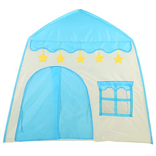 Blue Oxford Stoffkinderzeltspielhaus, Privater Raum Zum Lesen, Geräumiges Prinzessin -Schloss mit Fenster, Einfache Installation, Verbessert Kreativität und Fantasie von Ghzste