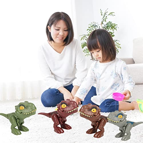 Dinosaurier-Fingerbeißspielzeug, Dinosaurier-Ei-Spielzeug für Kinder, Dinosaurier-Fingerbeißspielzeug, Interaktives Spielspielzeug, Kindergeschenke (Zufällige Farbe) von Ghzste