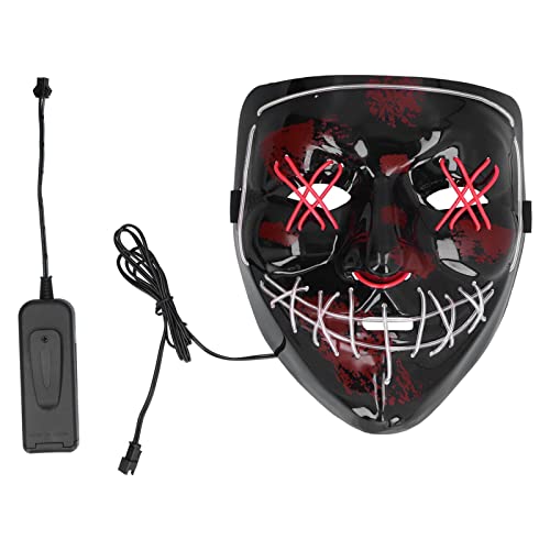 Ghzste Halloween -Spülmaske Leuchten Beängstigende Masken mit Fernbedienungs -LED -Maske für Erwachsene Cosplay Kostümfestival Party Geschenks Ghzste Halloween -Spülmaske Leuchten Beängstigende Masken mit Fernbedienungs -LED -Maske für Erwachsene Cosplay Kostümfestival Party Geschenks von Ghzste