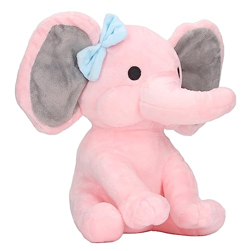 Ghzste Niedliches Elefanten-Plüschtier, 24,6 cm, Ausgestopfter Elefant, Plüschtier, Spielzeug für Schulanfang, Partygeschenk, Ausgestopfter Elefant, Weiche Elefanten-Stofftierpuppe für von Ghzste