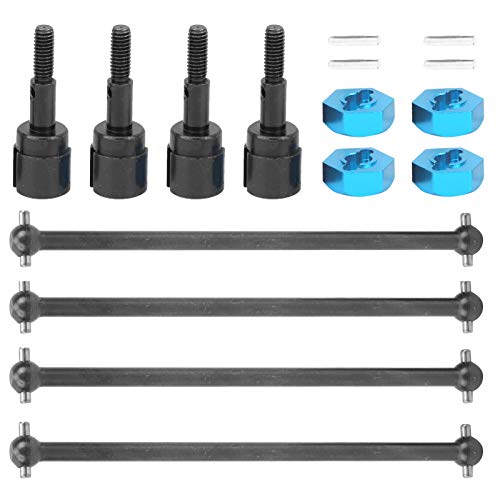 Ghzste RC -Autoantriebsadapter Universal Antriebswelle 5mm Rad Hub Adapter Combiner für HSP 94111 94108 1/10 RC -Auto (Schwarz) von Ghzste