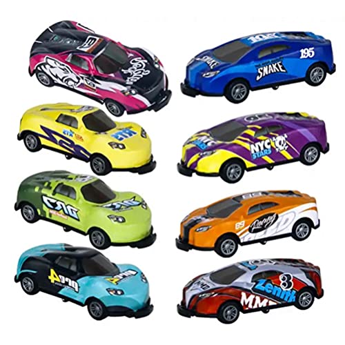 Ghzste Stunt Toy Car, Stunt Spielzeugauto, 360° Flip Car Toy, Alloy Pull Back Catapult Car, Springendes Trägheits-Stunt-Auto, Katapult Auto Spielzeug Geschenk Jungen, 8pcs von Ghzste