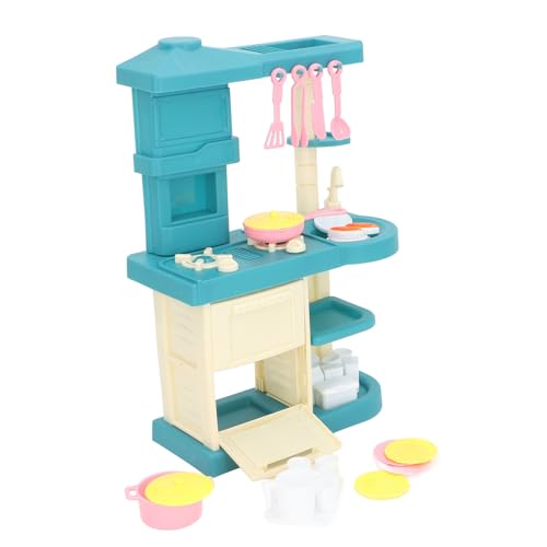 Kids Kitchen Playset Interactive Play Kitchen Toy Set Real Modeling, Rich Area Division, Spielzeugküchenset Plastik Safe, Echte Modellierung für Kleinkinder Mädchen Jungen von Ghzste