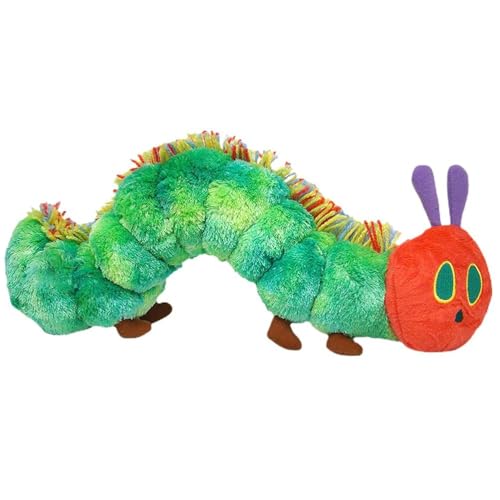 Raupe Nimmersatt Kuscheltier, 9.8 inch Kleine Raupe Plüschtier, die kleine,Baby Stofftier Spielzeug Geschenk für Kinder Geburtstag und Weihnachten von Ghzste