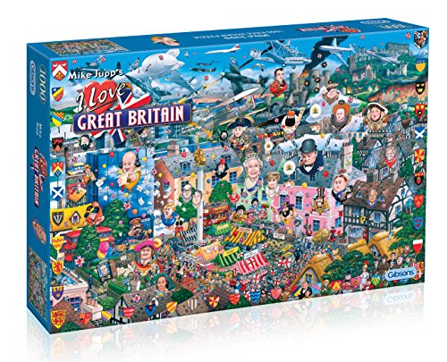 Gibson Games I Love Great Britain 1000 Pieces von Gibsons