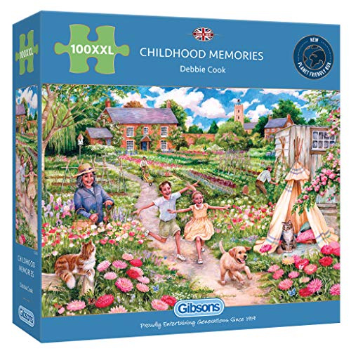 Childhood Memories 100 extra große Teile Puzzle für Erwachsene | Aktivität für Menschen mit Demenz von Gibsons | Tolles Geschenk für Erwachsene | Gibsons Games von Gibsons