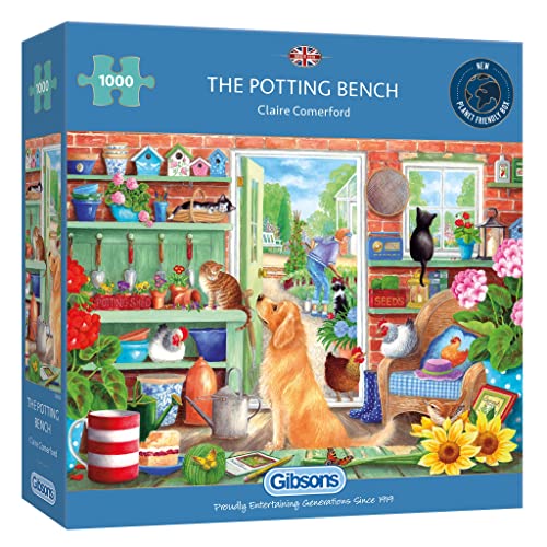 Gibson Games Puzzle 1000 pièces : Rempotage au Jardin von Gibsons