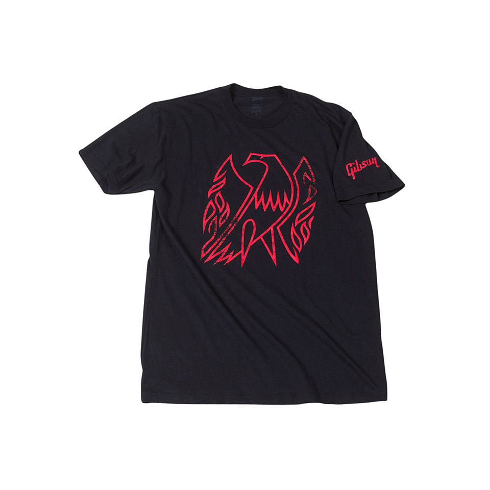 Gibson Firebird Tee (Black), Small T-Shirt von Gibson