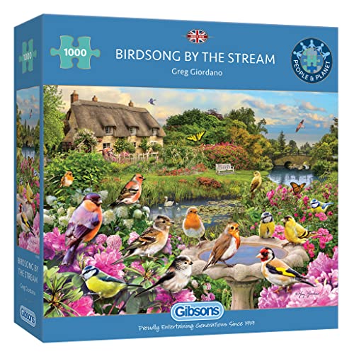 Gibsons G6362 Vogel 1000 Teile Puzzle für Erwachsene, Mehrfarbig, Einheitsgröße von Gibsons