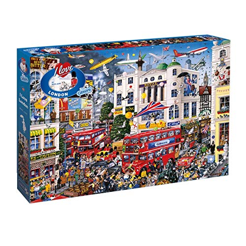 Gibsons „I love London“ Puzzle, 1000 Teile. von Gibsons